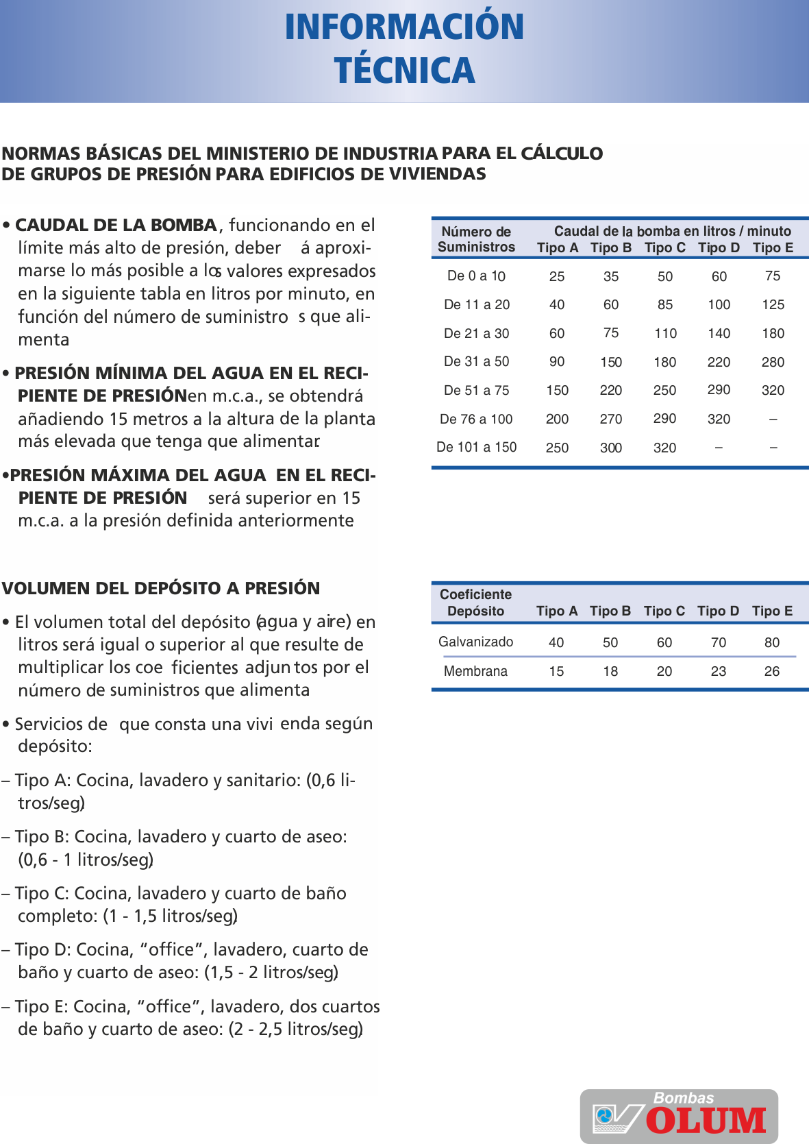 mantenimiento de bombas